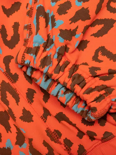 Awake Ny Leopard-print Drawstring Track Pants In Multi