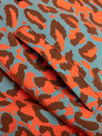 Awake Ny Leopard-print Drawstring Track Pants In Multi