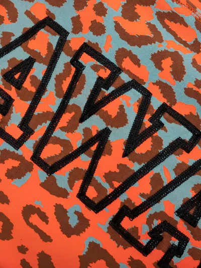 Awake Ny Leopard-print Drawstring Track Pants In Multi