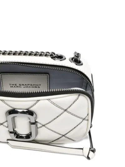 Marc Jacobs The Softshot Shoulder Bag In White Leather In White