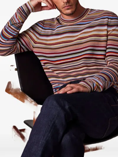 Paul Smith Striped Shirt In Multi