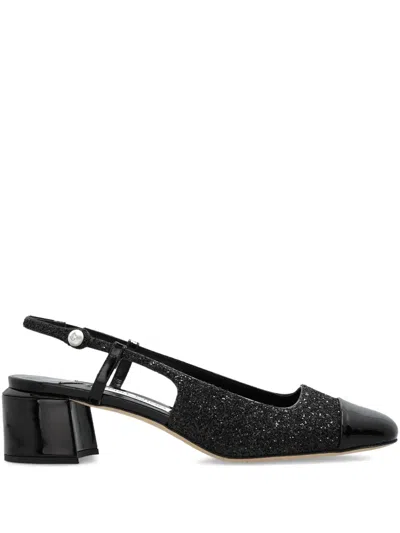 Jimmy Choo 55mm Elisa Sling-back Pumps In Black