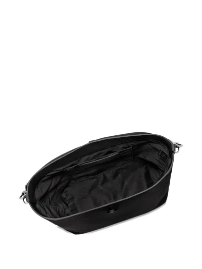 Longchamp Medium Le Roseau Shoulder Bag In Black