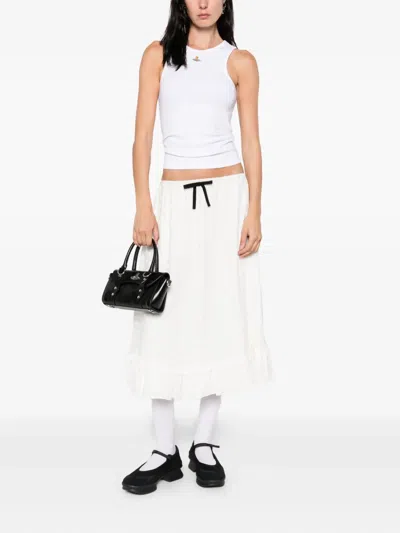 Vivienne Westwood Ribbed Tank Top In White