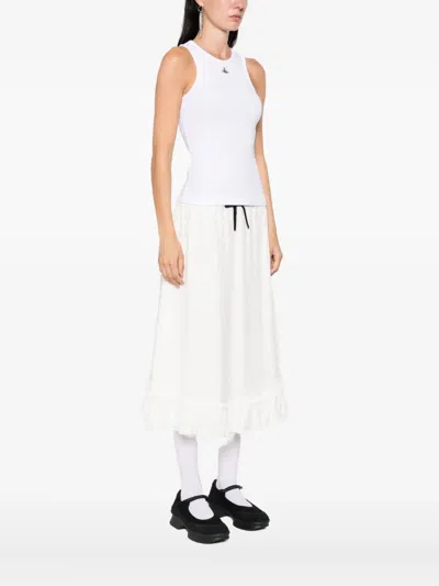 Vivienne Westwood Ribbed Tank Top In White
