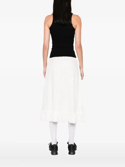 Vivienne Westwood Fitted Black Sleeveless Top With High Neckline In Black