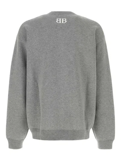 Balenciaga Crewneck Sweater 818422t3368 1380 In Gray