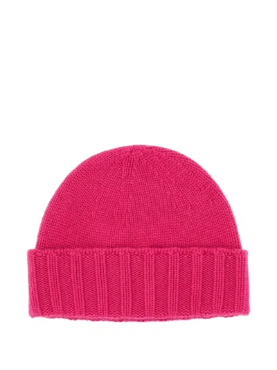 RIBBED CASHMERE BEANIE
