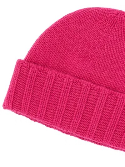 RIBBED CASHMERE BEANIE
