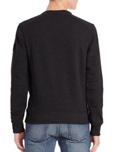 Shop Belstaff Chanton Sweatshirt In Black