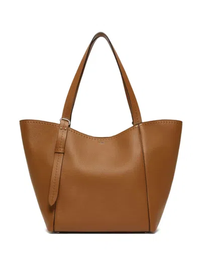 Max Mara Leather Archetipo Handbag In Brown
