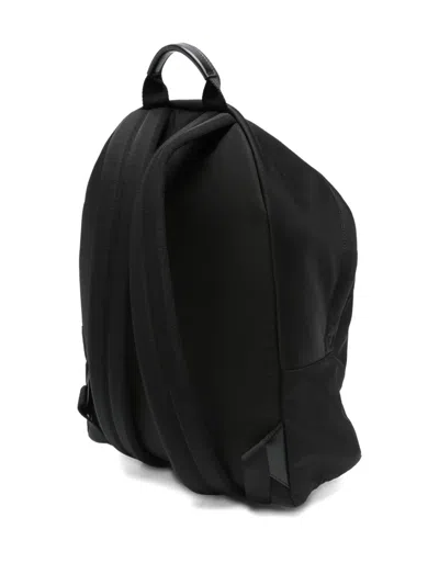 Givenchy Black Backpack With Adjustable Shoulder Straps And Logo On Front In Tech Fabric Man