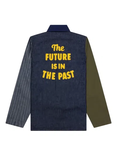 Human Made Crazy Coverall Patchwork Panelled Jacket In Green