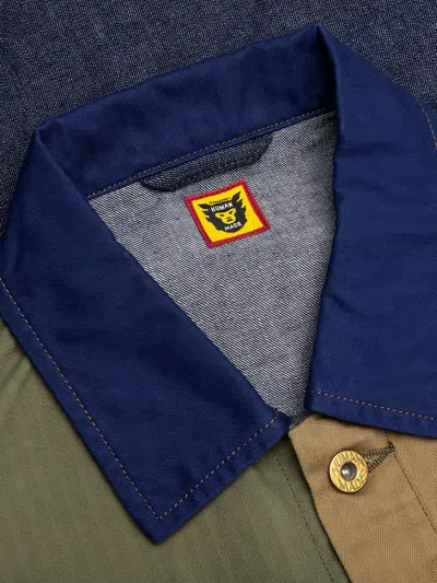 Human Made Crazy Coverall Patchwork Panelled Jacket In Green