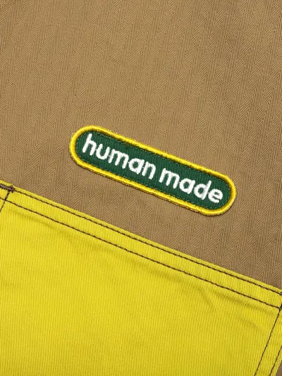 Human Made Crazy Coverall Patchwork Panelled Jacket In Green