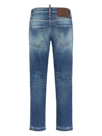 Dsquared2 Distressed-effect Jeans In Blue