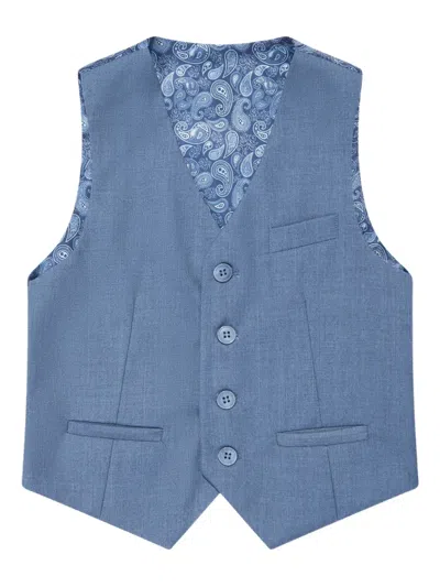 Suitlab Boys 7 Piece Suit Set In Blue