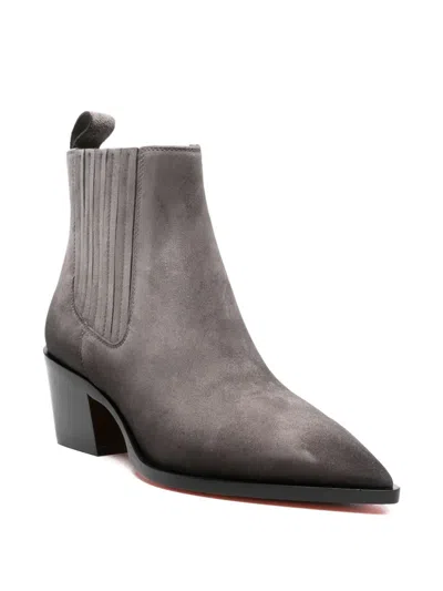 Santoni Basic M/w - Ankle Boot In Gray