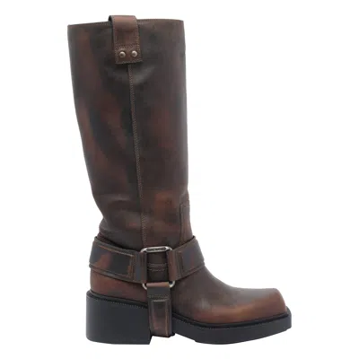 Vic Matie `saddle` Boots In Brown