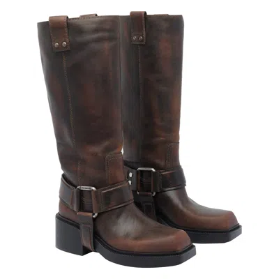 Vic Matie `saddle` Boots In Brown