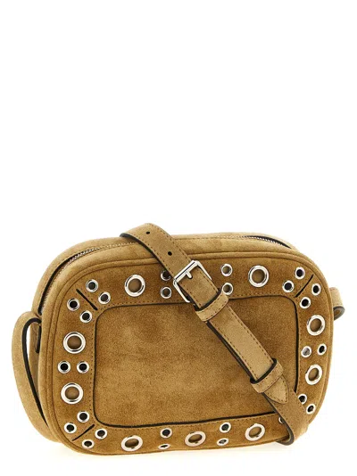 Valentino Garavani 'nellcôte' Shoulder Bag In Gold