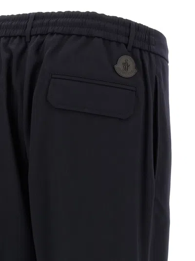 Moncler Wool Pants In Black
