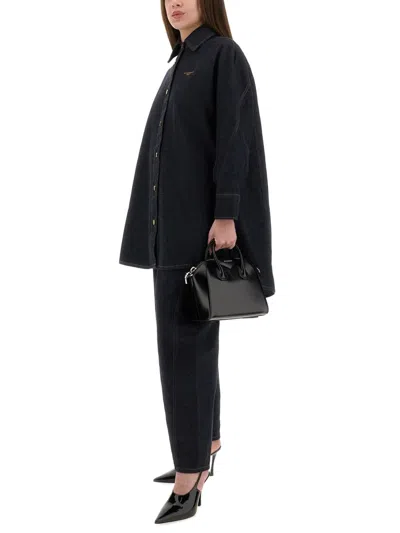 Givenchy Women Jeans In Denim In Black