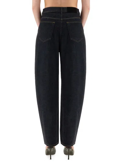 Givenchy Women Jeans In Denim In Black