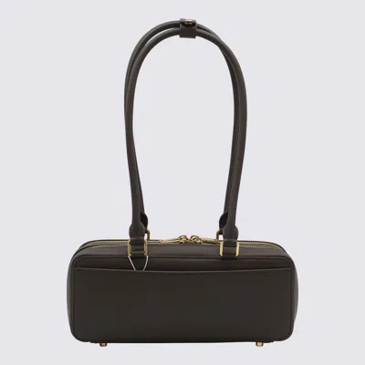Self-portrait Rectangular Shoulder Bag With Double Handle In Brown