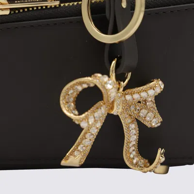 Self-portrait Rectangular Shoulder Bag With Double Handle In Brown