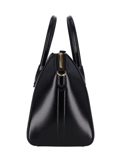 Givenchy Borsa A Mano Antigona Piccola In Pelle Cioccolato  Donna In Black