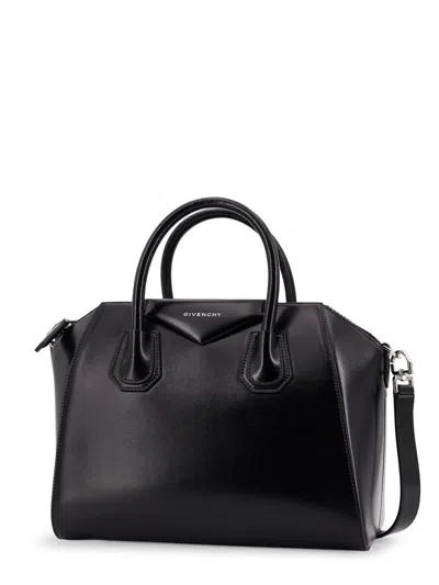 Givenchy Borsa A Mano Antigona Piccola In Pelle Cioccolato  Donna In Black