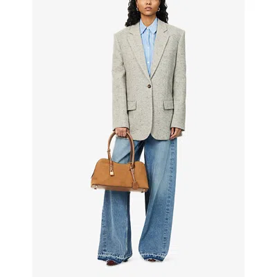 Stella Mccartney Herringbone Sb Jacket 6501563gj800 1210 In Gray