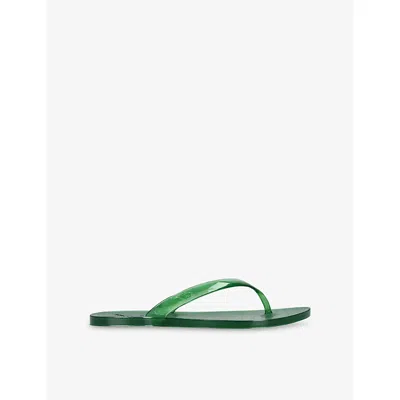 Ancient Greek Sandals Woman Thong Sandal Green Size 8 Synthetisches Material In Multi