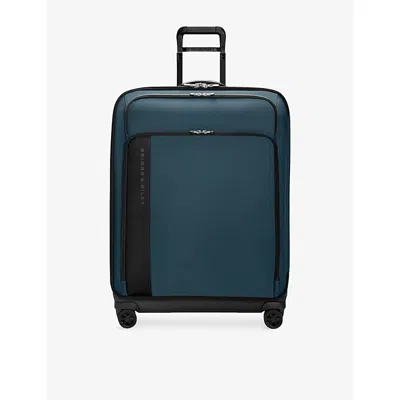 Briggs & Riley Ocean Zdx Large Expandable Spinner Suitcase 73.7cm In Blue