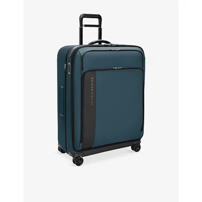 Briggs & Riley Ocean Zdx Large Expandable Spinner Suitcase 73.7cm In Blue