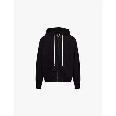 Rick Owens Classic Flight Leather Bomber In Black