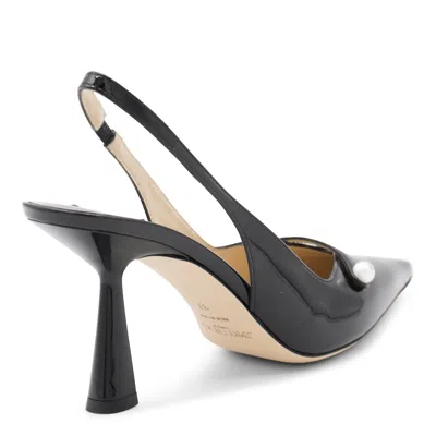 Jimmy Choo Graphic Stiletto Heel Pointed Toe In Black