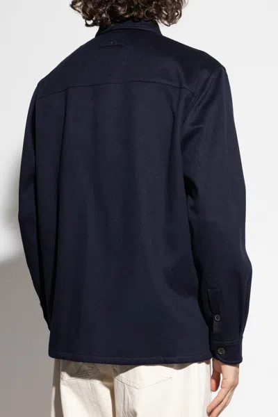 Paul & Shark Buttoned-up Overshirt In Blue