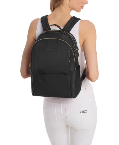 Michael Kors Sable Large Nylon Backpack In Black