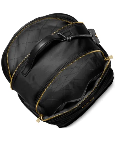 Michael Kors Sable Large Nylon Backpack In Black