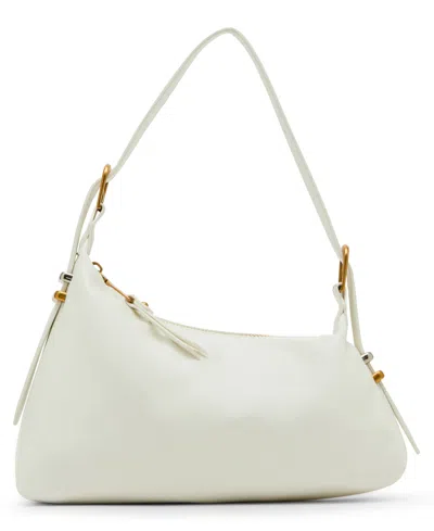Steve Madden Bnally Asymmetrical Shoulder Bag In White