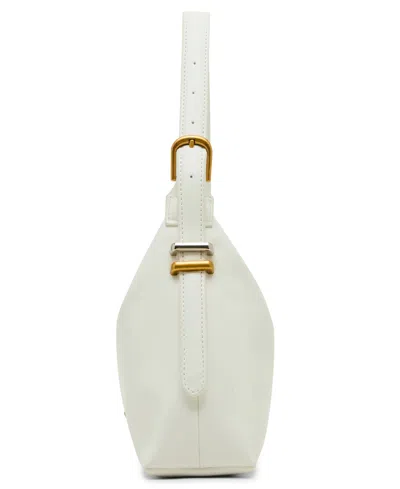Steve Madden Bnally Asymmetrical Shoulder Bag In White