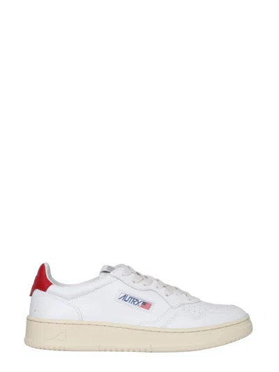 Autry White Leather Sneaker In White