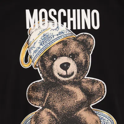 Moschino T-shirt With Print In Black