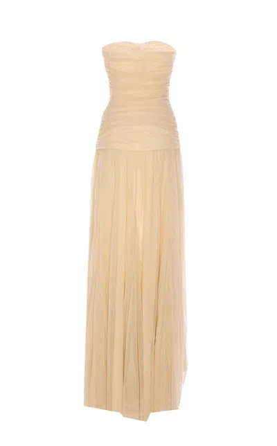 Aniye By Vanilla Raquel Tulle Dress In Nude