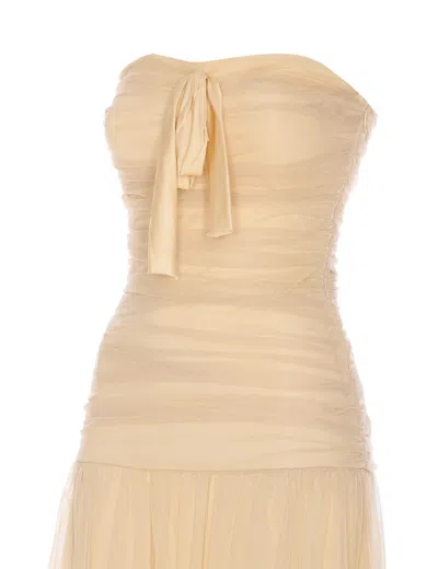 Aniye By Vanilla Raquel Tulle Dress In Nude