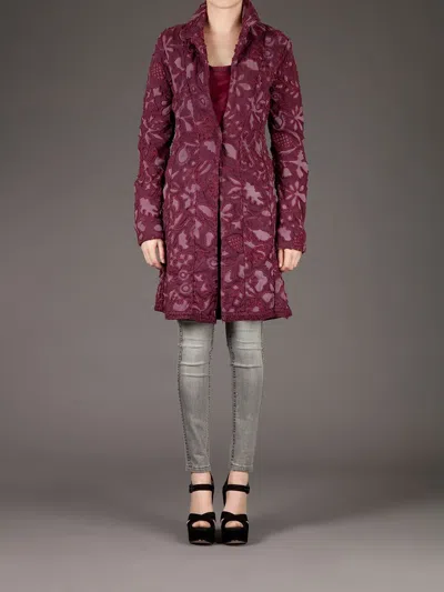 Projet Alabama Patterned Coat In Pink