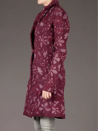 Projet Alabama Patterned Coat In Pink