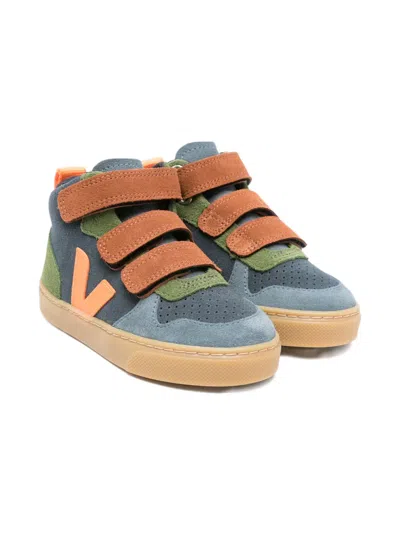 Veja Touch-strap Suede Trainers In Multi